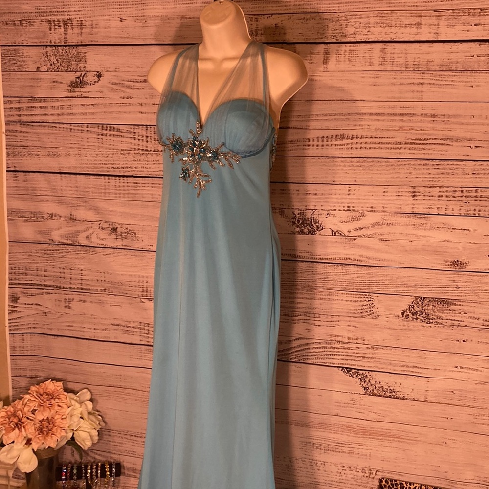 Blue dress